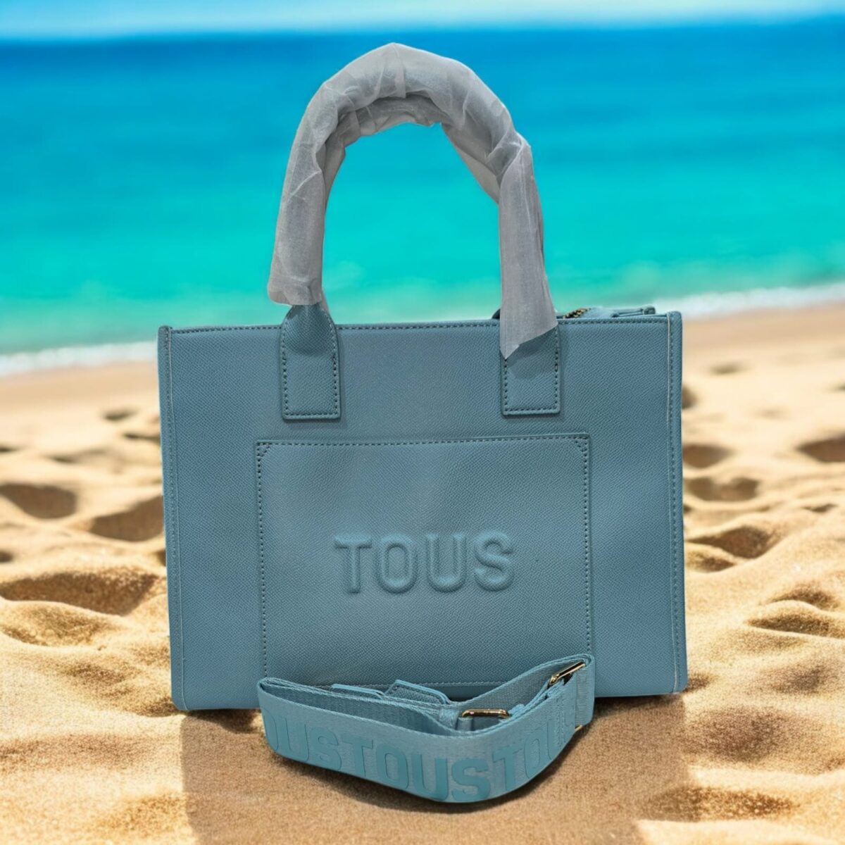 TOUS Hand Bag - Sea Blue