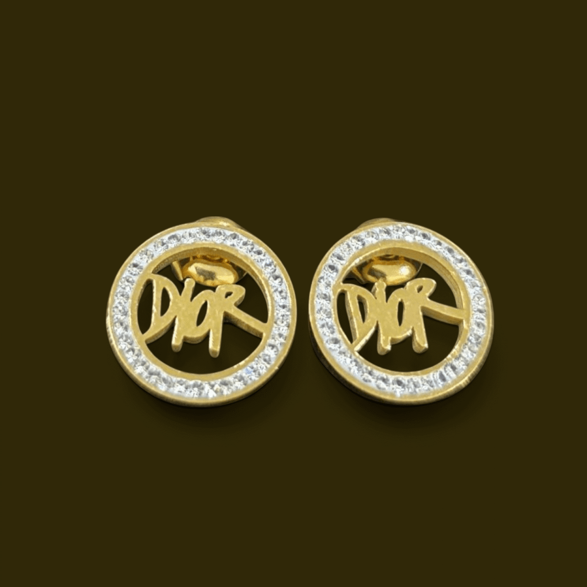 Dior Round-Earrings