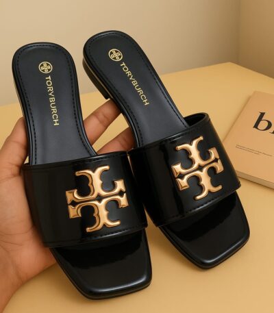 Tory Burch Women’s Comfort Slide Slippers – Black
